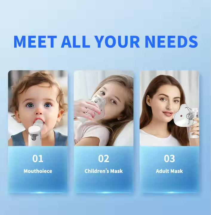 Portable Nebulizer (for Asthma, Cold, Allergies)